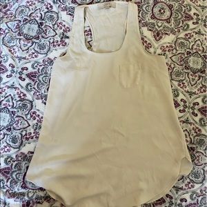 Loft white blouse tee